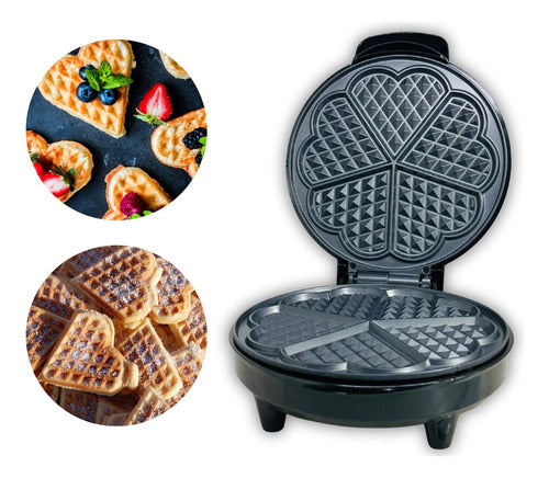 Waflera Eléctrica En Forma De Corazón