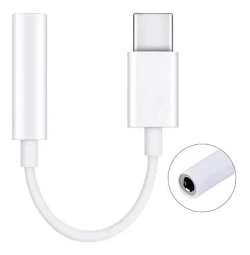 Adaptador De Audio Tipo C A Jack 3.5mm
