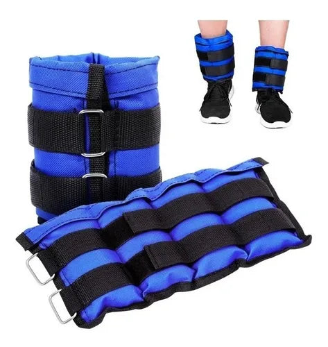 Tobilleras De Peso Ajustable 2 kg (Par)